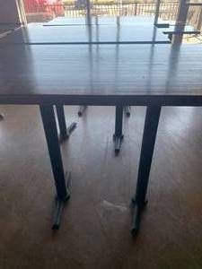 Lot of 3 High Top Tables (30 x 48 x 42 tall)