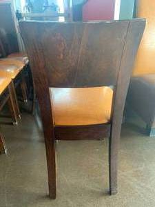 Lot of 5 Orange Chairs (19 floor to seat)