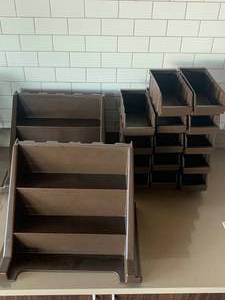 2 Condiment Shelves & 14 Mini Bins
