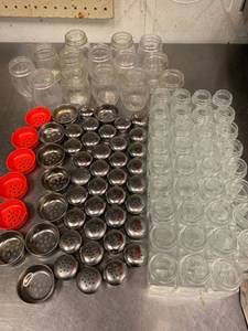35 Salt & Pepper Shakers, 14 Parmesan, Plastic Tote