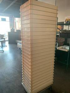 Lot of 28 Commercial Containers with Caster Dolly Included