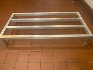 Aluminum Storage Dunnage Rack 24 x 48 x 8 tall