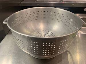 Large Multi Quart Aluminum Strainer