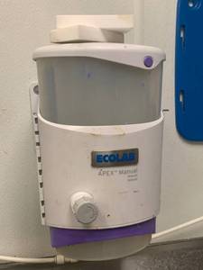 Ecolab Apex, Sanitizer, Pre Soak Dispensers