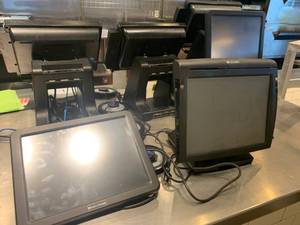 Newer POS System with Touchscreen Monitors & 2 Credit Card Machines