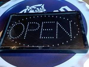 Open Sign  (13 x 21 12)