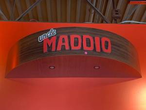 Uncle Maddios Wood Sign