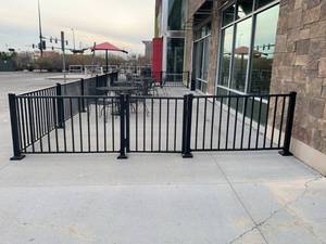 Aluminum Fencing 3 tall 6 long sections