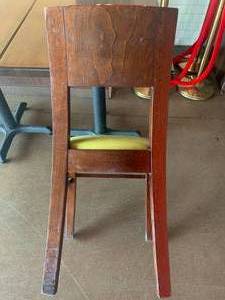 Lot of 3 Green Chairs (19 floor to seat)