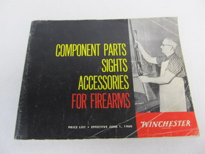 lot 106 image: Vintage 1960s WINCHESTER Gun Parts Catalog Book