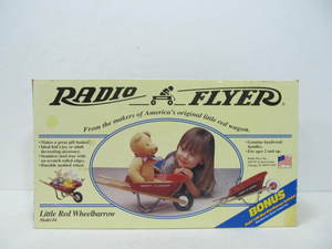 lot 217 image: New In Box RADIO FLYER Little Red Wheelbarrow 