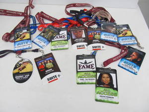 lot 143 image: Collection of Backstage Passes from Mystic Lake Casino