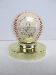lot 185 image: Autographed CALVIN GRIFFITH Baseball