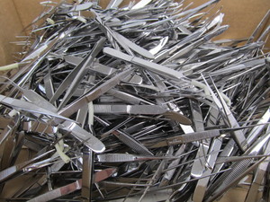 lot 82 image: HUGE Lot of Stainless Steel Precision Tweezers