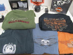 lot 266 image: Large Group of HARLEY-DAVIDSON Collectibles Shirts etc