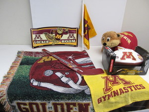 lot 34 image: Lot of Assort MN GOPHERS Sports Memorabilia