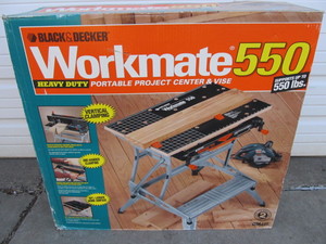 lot 263 image: New In Box Heavy Duty Black & Decker WORKMATE 550 Portable Work Table & Vise