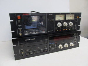 lot 198 image: TASCAM Stereo Equipment DA-30 Audio Tape Deck DAT Recorder & 112 Cassette Deck