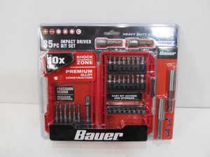 lot 158 image: Brand New BAUER 35-Piece Impact Driver Bit Set