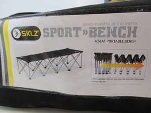 lot 159 image: Brand New SKLZ Folding Sport Bench - 7 Feet Long