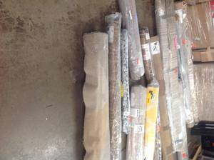 lot 2 image: PALLET OF ASSORTED RUGS (NOT USEDSEE DESCRIPTION)