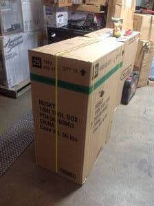lot 15 image: BOX OF HUSKY 16 in. Plastic Portable Tool Boxs (NOT USED)