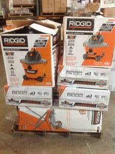 lot 22 image: PALLET WITH ASSORTED RIGID OUTDOOR TOOLS