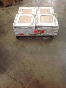 lot 37 image: PALLET OF 1O CASES OF FLOORING SEE PICTURES