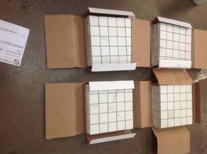 lot 38 image: 4 CASES OF FLORIDA TILE HOME COLLECTION Michelangelo White 12 in. x 12 in. Porcelain Floor and Wall Tile (14.33 sq. ft.  case)