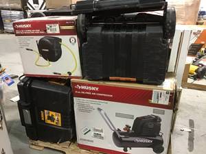 lot 58 image: Pallet of Assorted shop and outdoor Tools, General Merchandise and more customer returns please review pictures