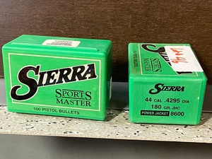(2) Full Boxes Of Sierra 44-Cal .42...