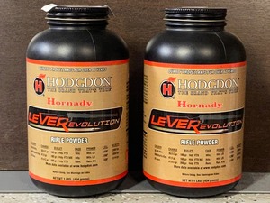 (2) 1# Cans Of Hodgdon Hornady Leve...