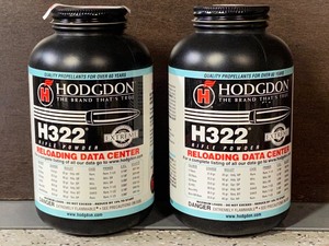 (2) 1# Cans Of Hodgdon H322 Rifle P...