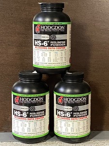 (3) 1# Cans Of Hodgdon HS-6 Pistol...