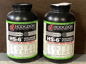 (2) 1# Cans Of Hodgdon HS-6 Pistol...