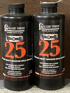 (2) 1# Cans Of Alliant Reloader-25 ...
