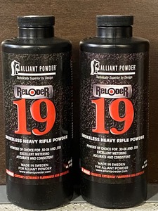 (2) 1# Cans Of Alliant Reloader-19 ...