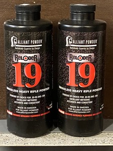 (2) 1# Cans Of Alliant Reloader-19 ...