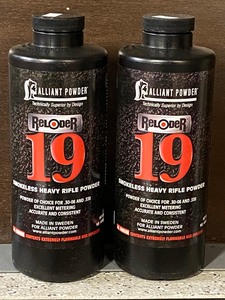 (2) 1# Cans Of Alliant Reloader-19 ...