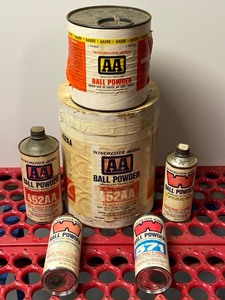 Lot Of Vintage Winchester Gunpowder...