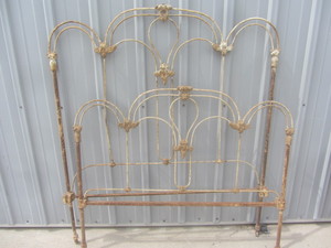 Fancy Iron Headboard & footBoard