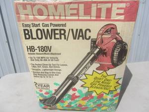 Homelite Gas Blower Vac - NIB