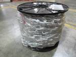 lot 804 image: Crown Bolt #2 x 90 ft. Zinc Plated Steel Double Loop Chain, White, 64380 - NEW.