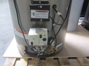 lot 300 image: Whirlpool 50 Gallon Tall Energy Efficient Natural Gas Water Heater  ND50T122-403