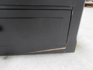 lot 305 image: Adeptus Usa 3-Drawer Espresso Nightstand 77245