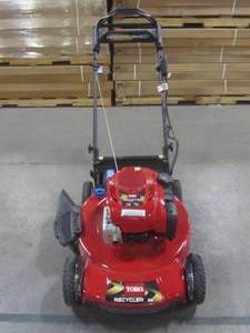lot 1-706 image: Toro Recycler 22 in. Personal Pace Variable Speed Electric Start Gas Self Propelled Mower with Briggs & Stratton Engine 20334