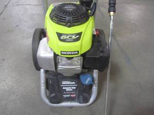 lot 1-713 image: Ryobi 3000-PSI 2.3-GPM Honda Gas Pressure Washer RY803001