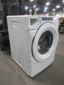 lot 107 image: Amana 4.3-cu ft High Efficiency Stackable Front-Load Washer (White) ENERGY STAR NFW5800HW - DAMAGEDMISSING PARTS -  FOR PARTS OR RESTORE