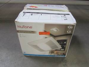 lot 855 image: NuTone QT Series Quiet 130 CFM Ceiling Exhaust Fan with Light and Night Light, ENERGY STAR QTN130LE1
