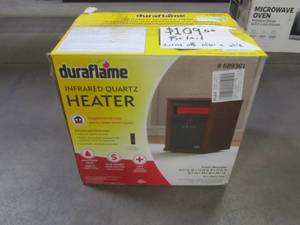 lot 857 image: Duraflame 1500-Watt Infrared Quartz Cabinet Electric Space Heater 9HM1000-C240